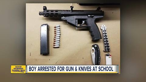 14-year-old Winter Haven student arrested after gun, ammunition and two knives found in backpack
