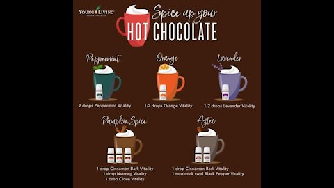 Hot Chocolate with Essential Oils