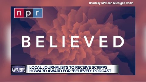 'Believed' podcast hosts honored for their work with a Scripps Howard Award