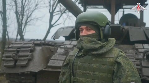 The tankers of the Vostok group of troops support the infantry offensive in the Donetsk direction