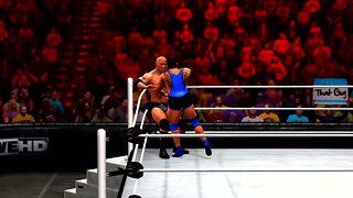 WWE 2K14 Gameplay The Rock vs Santino Marella