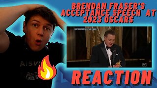 Brendan Fraser's acceptance speech for Best Actor at 2023 Oscars | IRISH REACTION!!