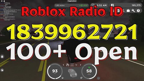 Open Roblox Radio Codes/IDs