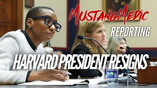 BREAKING NEWS - Claudine Gay Harvard, President resigns, MustangMedic reporting