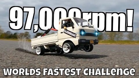 CRAZY Brushless Hoonigan Kei Truck - Worlds Fastest WPL D12 Competition