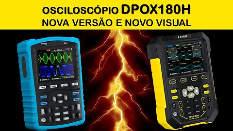 O melhor osciloscópio portátil agora V40 - E com novo visual - Transformers!!!