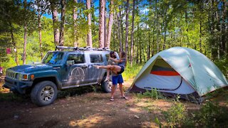 Tent Camping Adventure | Exploring Brushy Creek