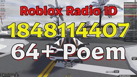 Poem Roblox Radio Codes/IDs
