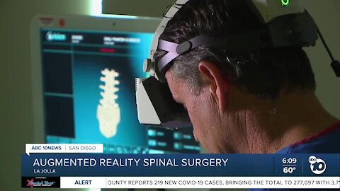 Augmented reality spinal surgery debuts at UC San Diego Health