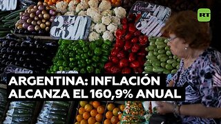 La inflación en Argentina subió al 12,8% en noviembre y alcanzó el 160,9 % en su tasa interanual