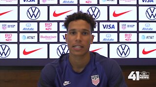 USMNT forward happy to represent his country in his hometown