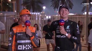 George Russell:I want more wins | Lando Norris urges McLaren improvement | Post Qualifying Interview