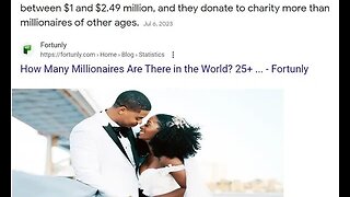 Millionaire Savings Plan Talk - Why I'm Pro Marriage