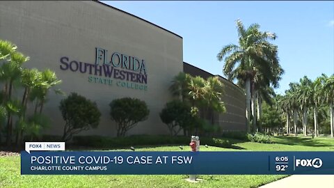 Positive COVID-19 case at FSW's Charlotte County campus