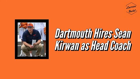 Dartmouth Hires Sean Kirwan as Head Coach
