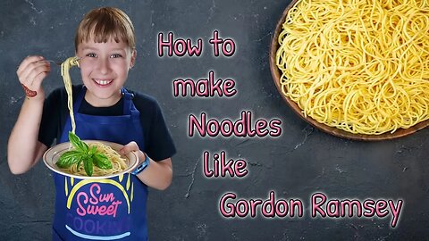 How to cook noodles like Gordon Ramsey