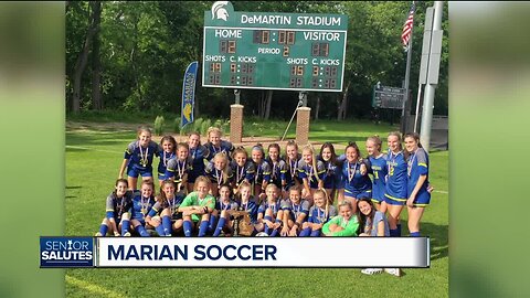 WXYZ Senior Salutes: Marian High School's three-time state champion soccer team