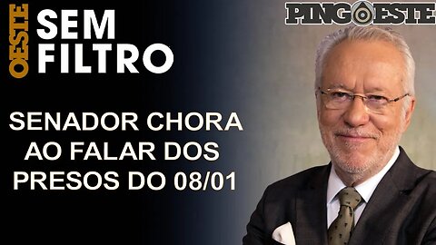 Senador chora ao falar dos presos do 08 de janeiro