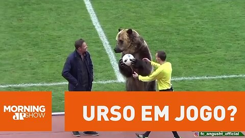 Rússia é criticada por urso em jogo de futebol