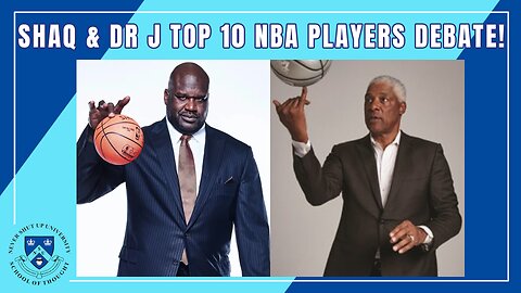 Shaq & Dr. J Top 10 NBA Players Debate! Dr. J Got Heat for His List. Whose is Better: Shaq or Dr J?!