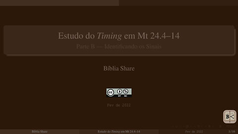 Estudo do Timing em Mateus 24.4-14 – Parte B – Identificando os Sinais