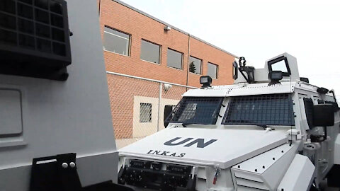 CONFIRMED - UN Armored Troop Trucks Are in Toronto, Canada, Patriot Truther Investigates Up Close !!