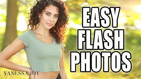 easy OUTDOOR Flash Photography | Portrait Photo Tutorial