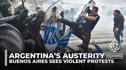 Argentina sees violent protests over Milei’s reforms