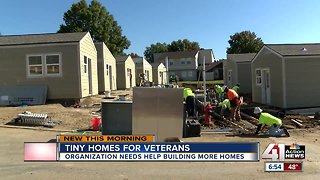 Veterans Community Project needs help building more tiny houses for vets who are homeless