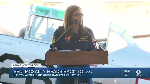 Sen. Martha McSally heads back to Washington D.C.