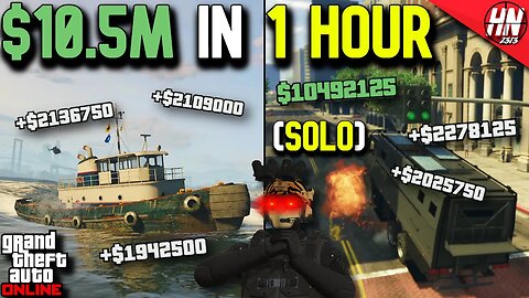 How I Made $10.5M In ONE HOUR SOLO In GTA Online