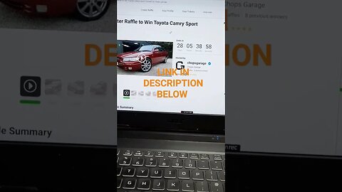 The Camry Giveaway is Live! https://raffall.com/chopsgarage