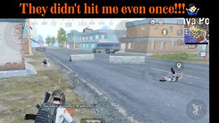 They Didn't Hit Me Even Once?! - PubG Mobile