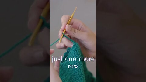 Crocheting Hands - Just One More Row #crochetting #crochet