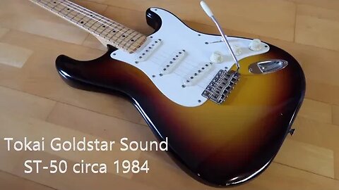 1984 Tokai Goldstar Sound and 1983 Fender Japan JV comparison