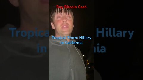 Talking about cryptocurrency in Hurricane Hillary 🌀