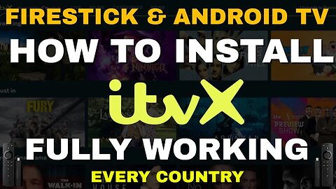 INSTALL FULLY WORKING ITVX ON FIRESTICK 2023 WORKING WORLDWIDE! [SIMPLE TUTORIAL]