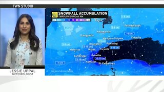 Weekend lake-effect snow across Ontario