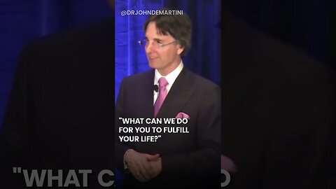 Your Fulfillment is Up to You | Dr John Demartini #shorts