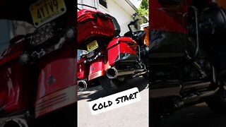 @Khrome Werks full system cold start - Harley Davidson Road Glide #shorts