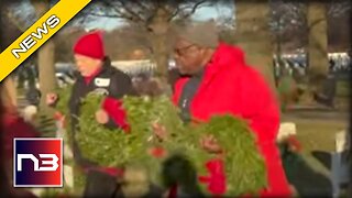 Everyone STUNNED to See Who Was Laying Wreaths to Honor America's Heroes at Arlington Cemetery