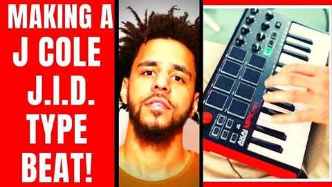 Making a J COLE TYPE BEAT 2022 Beat w/ SPIN THE WHEEL! LIVE STUDIO SESSION