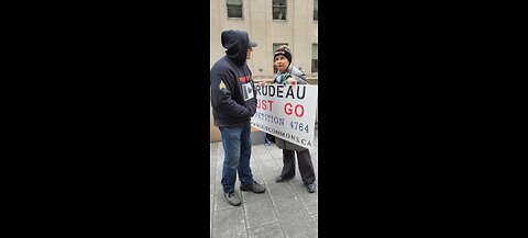 2024 03 02 Toronto Royal York Hotel waiting for J. Trudeau and Giorgia Meloni- slideshow