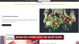 Michigan Fields offering contact free grocery delivery
