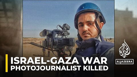 Photojournalist Montaser Sawaf was killed in Gaza on Friday along with his family members