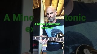 A Minor Pentatonic Guitar Exercise! #Short