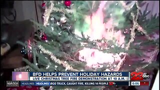 Bakersfield Fire Department helps prevent holiday hazards