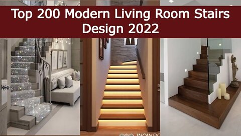 Top 200 Modern Living Room Stairs Design 2022 - Staircase Decorating Ideas 2022 | Quick Decor