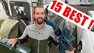 FAVORITE 15 items for our Overlanding Travels (World Tour Expedition)