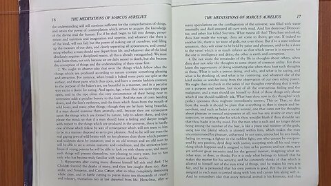 Meditations of Marcus Aurelius 03 Translation G. Long 1993 Audio/Video Book (Stoicism) S03